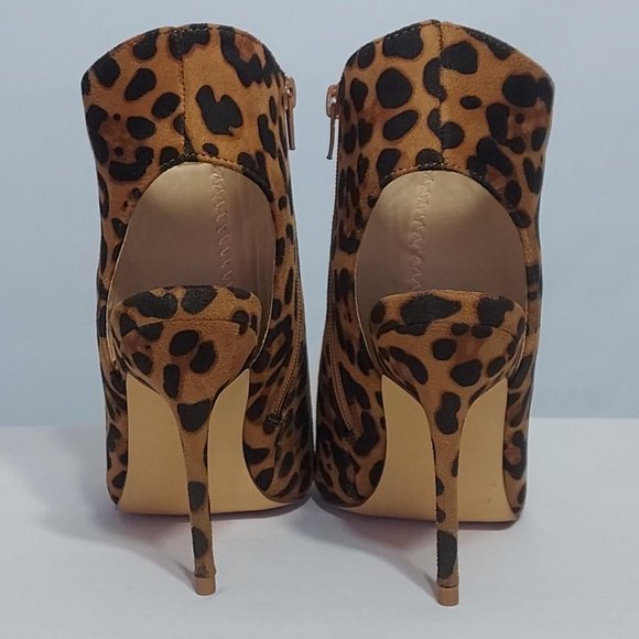 Venus Women’s Peep Toe Ankle Bootie Printed High Heels Size 7 - Picture 4 of 8